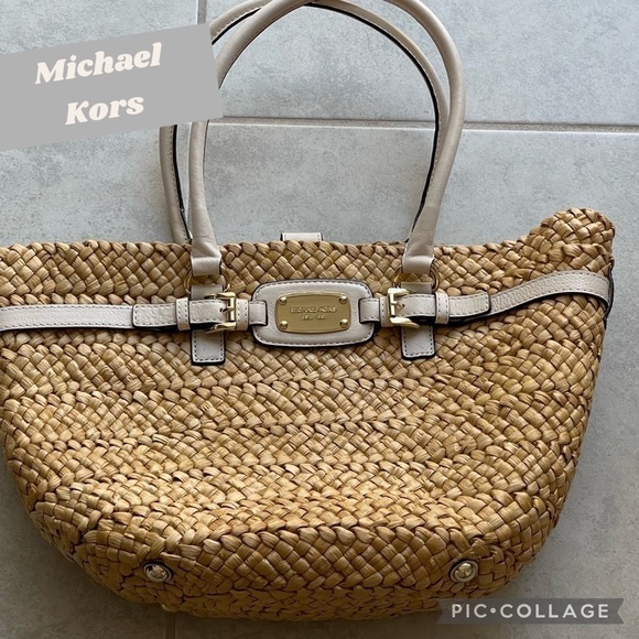 Michael Kors Straw Bag - Picture 1 of 8
